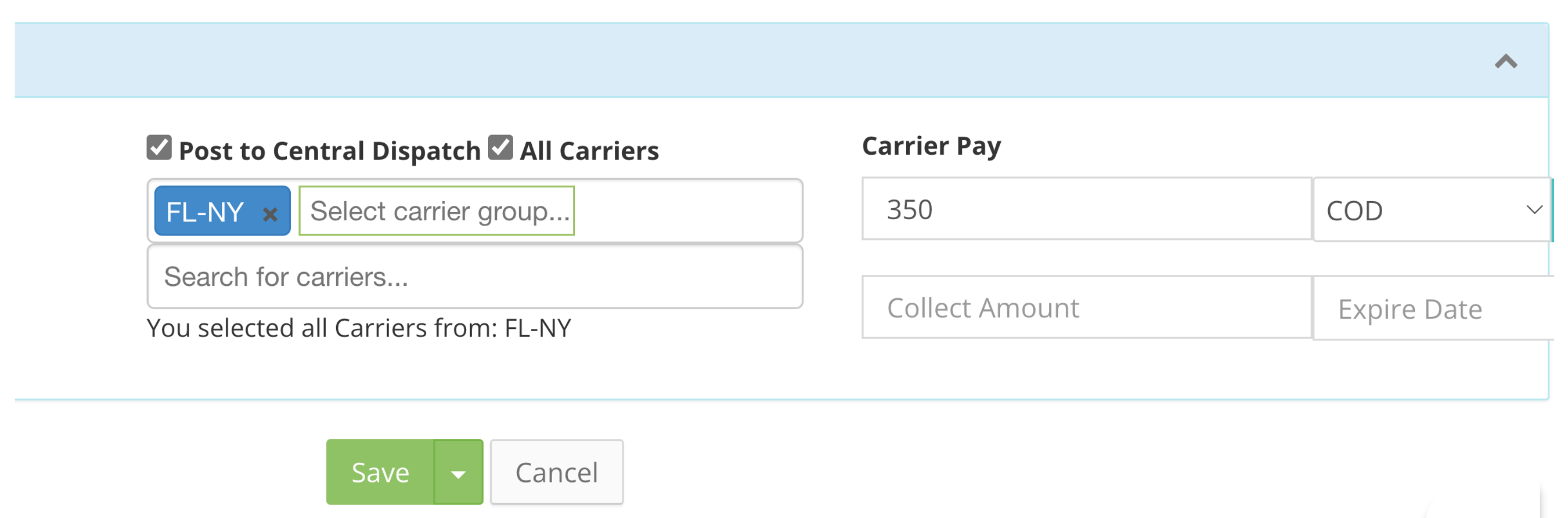 Cross Post your Orders to Central Dispatch with a click of a button for more auto carrier capacity